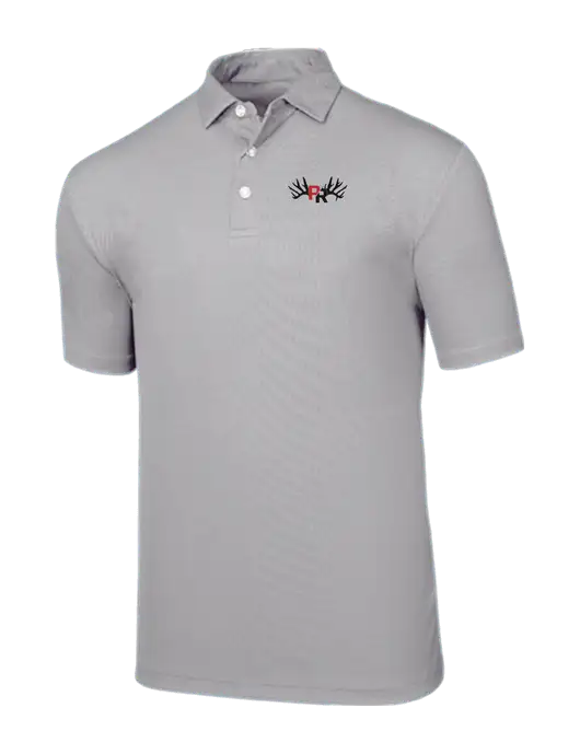Callaway Birdseye Light Grey Polo w/Pennington Ranch Logo