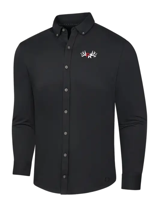 OGIO Blacktop Modern Code Stretch Button-Up Shirt w/Pennington Ranch Logo