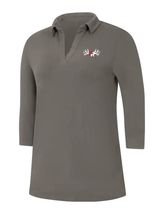 Womens Dark Grey Luxe Knit Tunic w/Pennington Ranch Logo