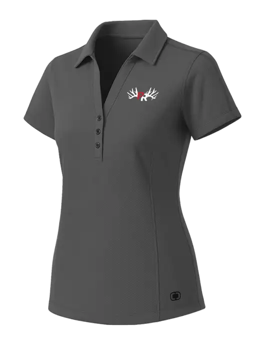OGIO Womens Medium Grey ONYX Polo w/Pennington Ranch Logo