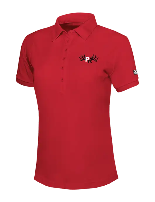 OGIO Womens Red Jewel Polo w/Pennington Ranch Logo
