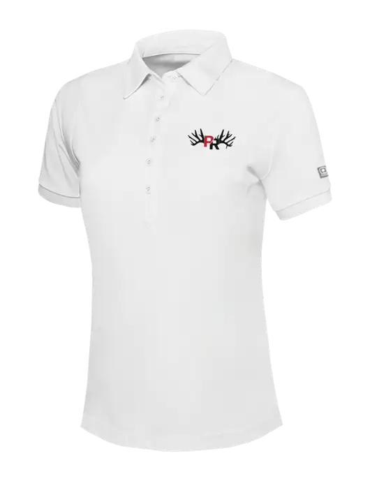 OGIO Womens Bright White Jewel Polo w/Pennington Ranch Logo