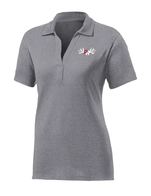Womens Medium Grey Heather Contender Polo w/Pennington Ranch Logo