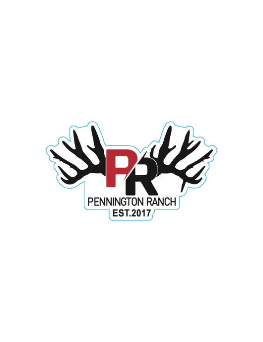 Pennington Ranch Medium-Large Decal (approx. 6.75" wide)