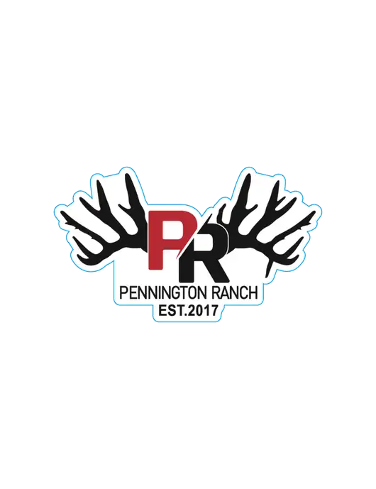Pennington Ranch Large Decal (approx. 8.5" wide)