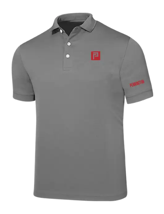 Callaway Ottoman Medium Grey Polo w/Pennington Icon Logo, Pennington Logo