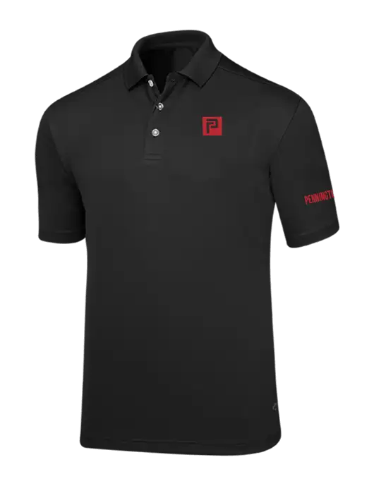 Callaway Core Black Performance Polo w/Pennington Icon Logo, Pennington Logo