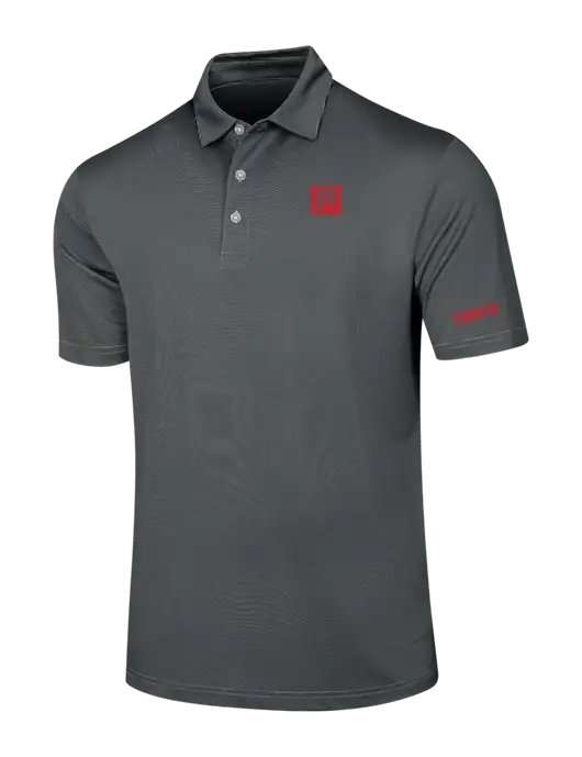 Callaway Black Fine Line Stripe Polo w/Pennington Icon Logo, Pennington Logo