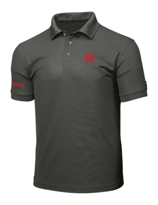OGIO Medium Grey Caliber 2.0 Polo w/Pennington Icon Logo, Pennington Logo