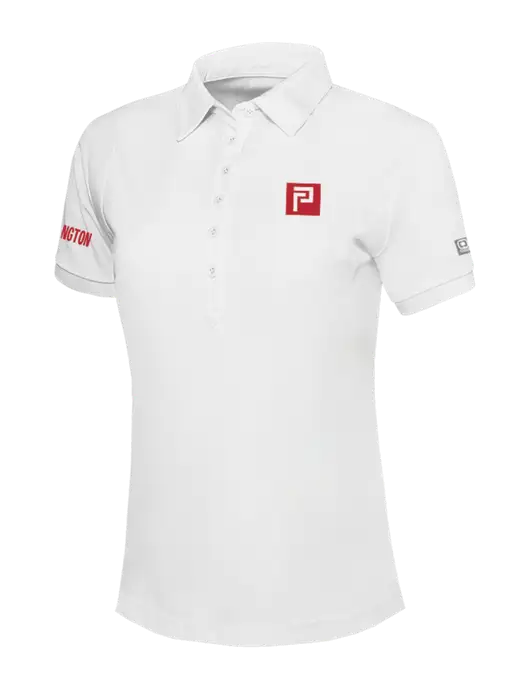 OGIO Womens Bright White Jewel Polo w/Pennington Icon Logo, Pennington Logo