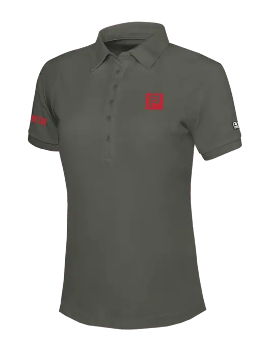 OGIO Womens Medium Grey Jewel Polo w/Pennington Icon Logo, Pennington Logo