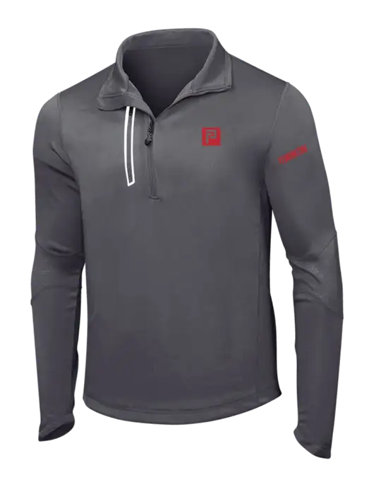 OGIO Gear Grey Endurance Fulcrum 1/4 Zip w/Pennington Icon Logo, Pennington Logo