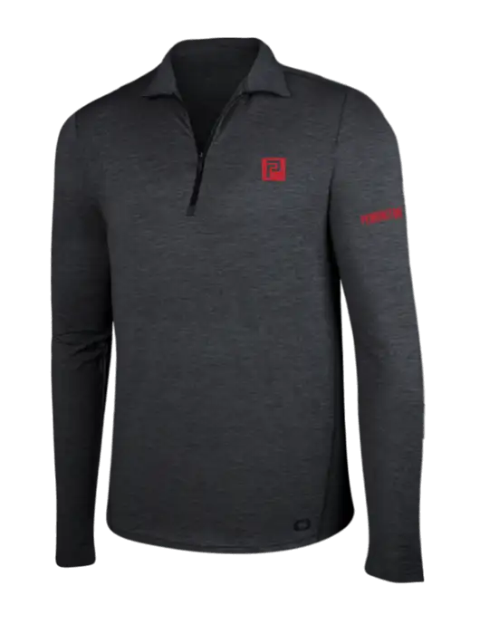 OGIO Blacktop Heather Endurance Force 1/4 Zip w/Pennington Icon Logo, Pennington Logo