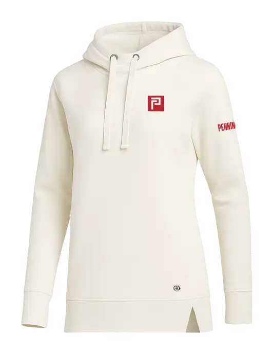 OGIO Ivory Luuma Pullover Fleece Hoodie w/Pennington Icon Logo, Pennington Logo