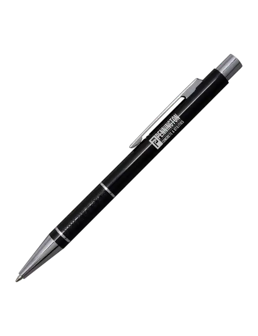 St George Black Pen - Blue Ink w/Pennington Logo