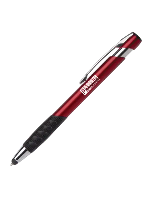 Alize Red Stylus Black Ink Pen w/Pennington Logo
