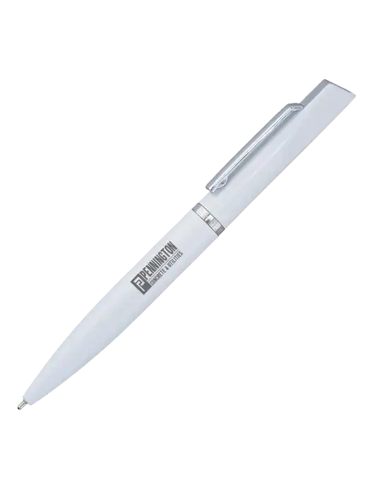 Santos White Pen - Black Ink w/Pennington Logo