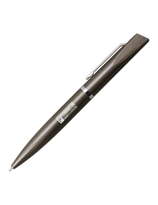 Santos Gunmetal Pen - Black Ink w/Pennington Logo