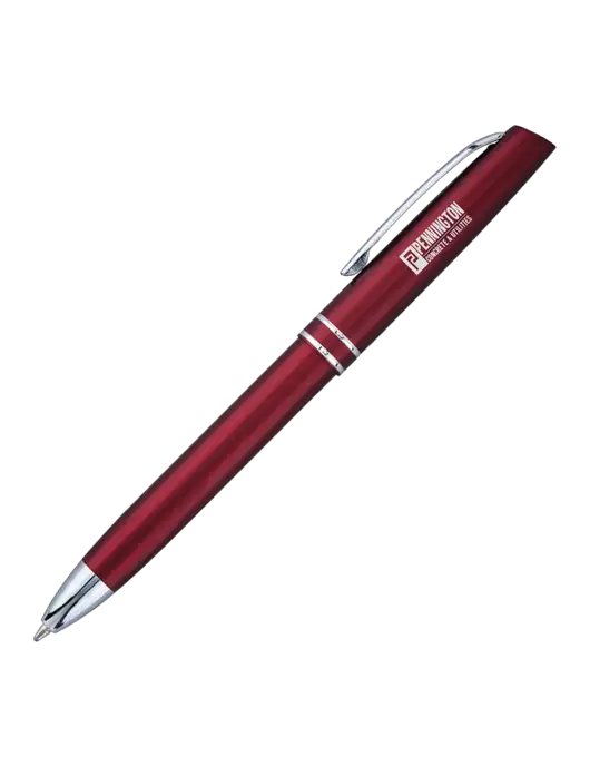 Maroon Anguilla Black Ink Pen w/Pennington Logo