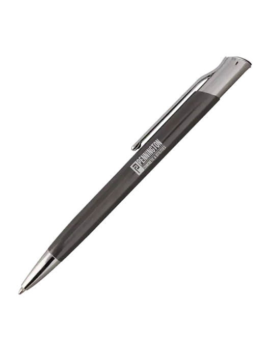 San Malo Gunmetal Pen - Black Ink w/Pennington Logo