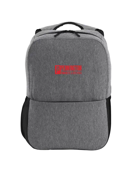Access Square Laptop Graphite Heather/Black Backpack w/Pennington Logo