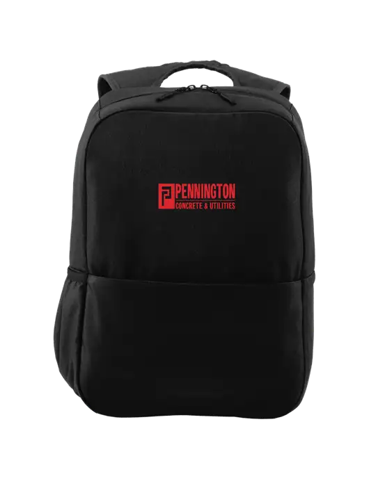 Access Square Laptop Black Backpack w/Pennington Logo