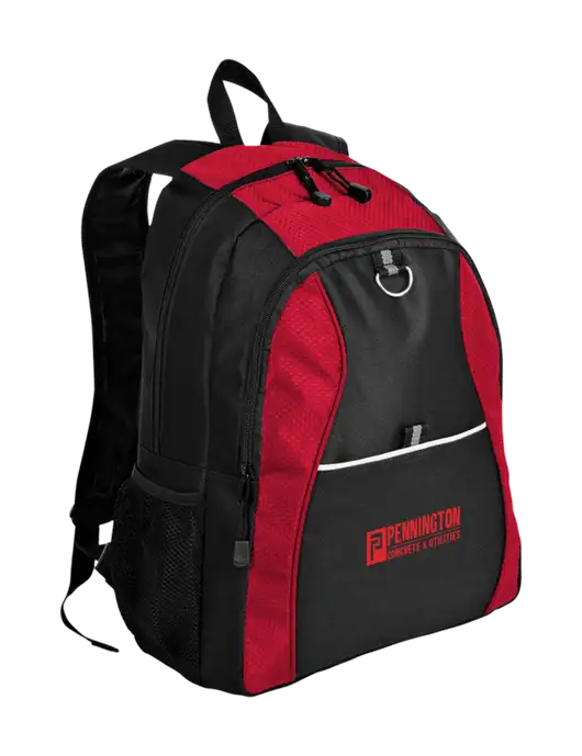 Honeycomb Red/Black Backpack w/Pennington Logo