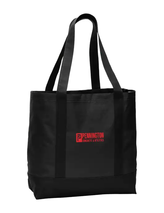 Carryall Black/Black Day Tote w/Pennington Logo
