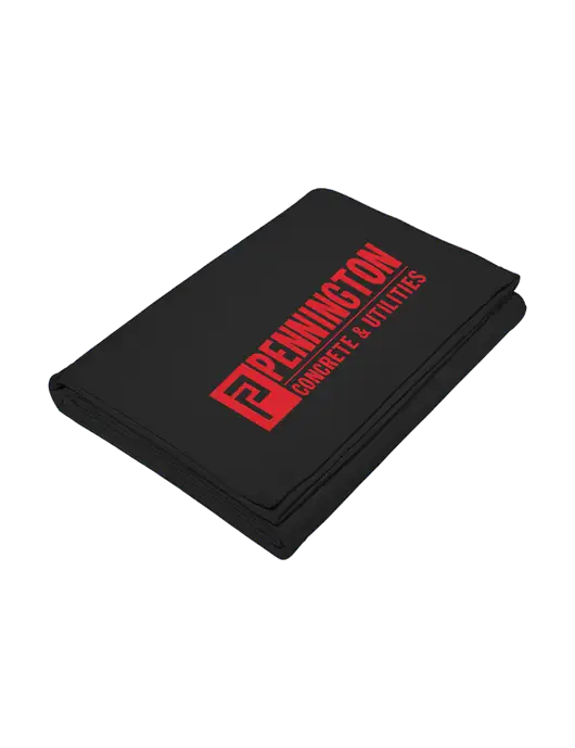 Core Black Fleece Sweatshirt Blanket w/Pennington Logo