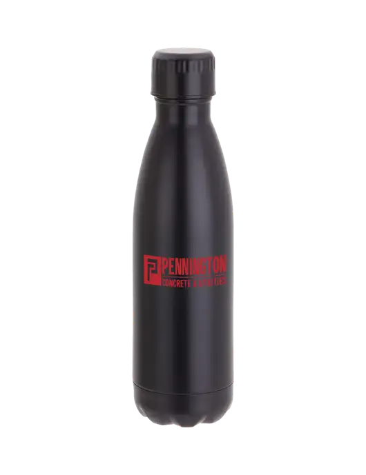 City Go Matte Black 17 oz Insulated Bottle w/Pennington Logo