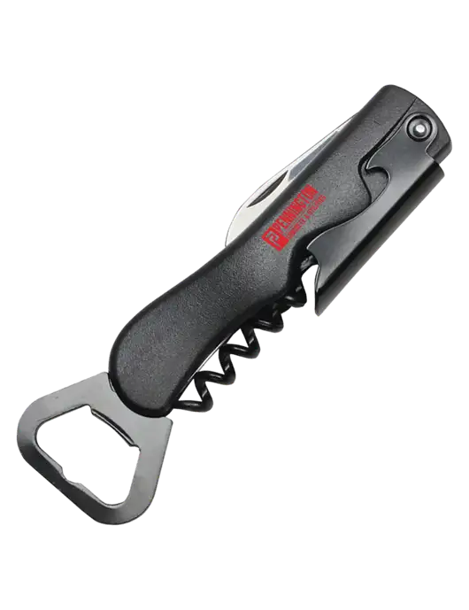 Sleek Black Bottle Opener w/Pennington Logo