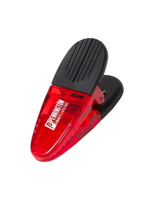Magnetic Red Power Clip w/Pennington Logo