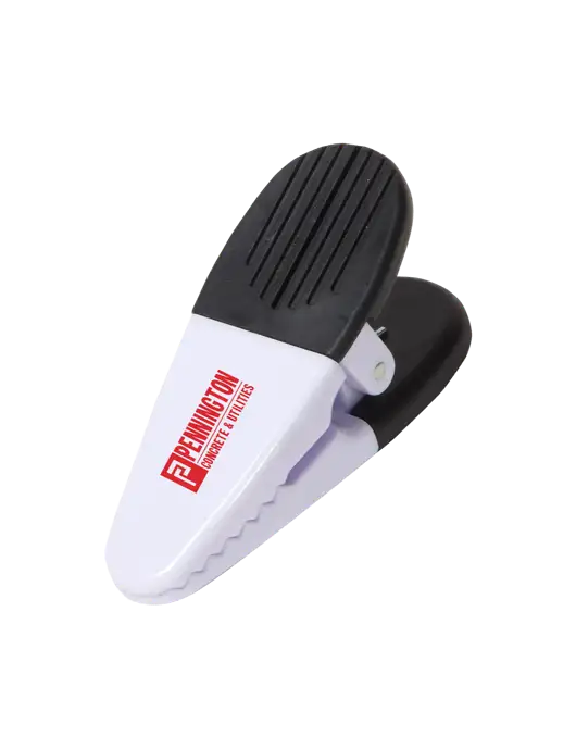 Magnetic White Power Clip w/Pennington Logo