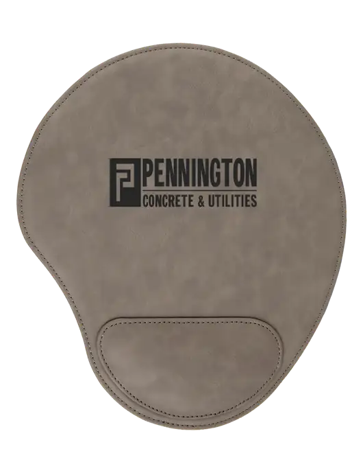 Gray Leatherette Mouse Pad w/Pennington Logo