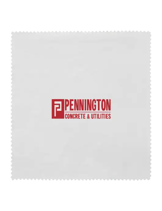 Microfiber Cleaning Cloth, 6 x 6 w/Pennington Logo