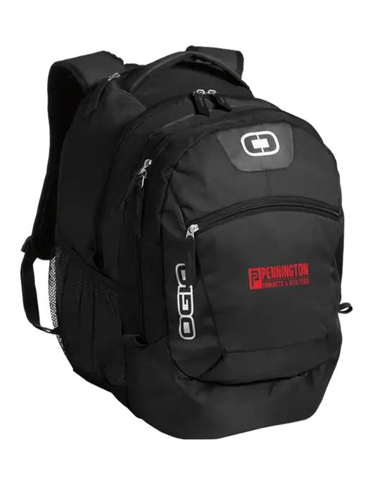 OGIO Black Rogue Pack
 w/Pennington Logo