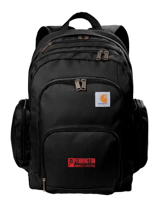 Carhartt Black Foundry Series Pro Backpack w/Pennington Logo