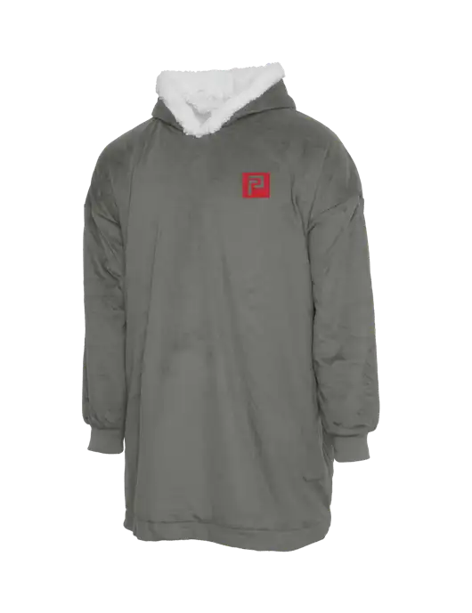 Wearable Lodge Medium Grey Blanket w/Pennington Icon Logo