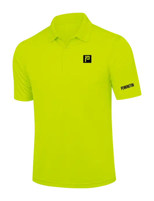 Safety Yellow Dry Zone UV Micro Mesh Polo w/Pennington Icon Logo, Pennington Logo