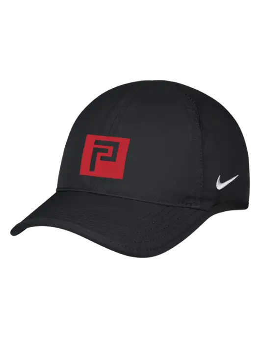 Nike Black Featherlight Cap w/Pennington Icon Logo, Pennington Logo