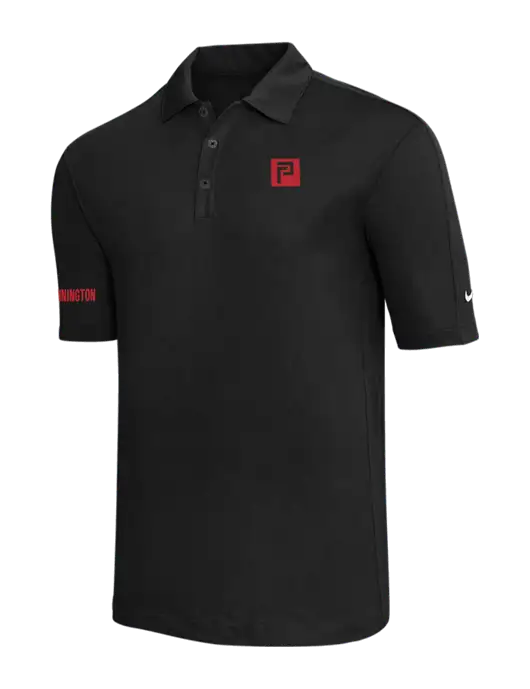 Nike Black Tech Sport Dri-FIT Polo w/Pennington Icon Logo, Pennington Logo