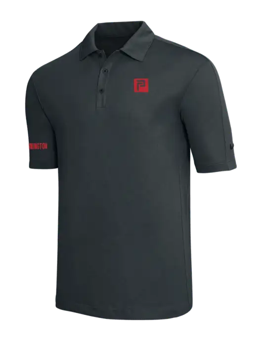 Nike Dark Grey Tech Sport Dri-FIT Polo w/Pennington Icon Logo, Pennington Logo