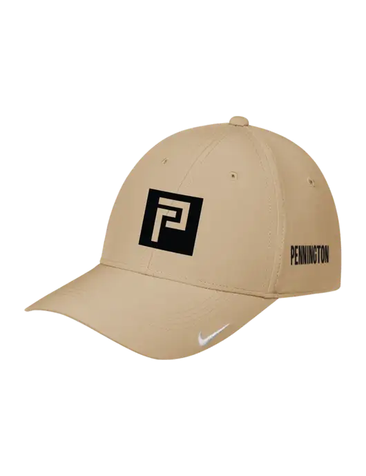 Nike Tan Dri-FIT Legacy Cap w/Pennington Icon Logo, Pennington Logo