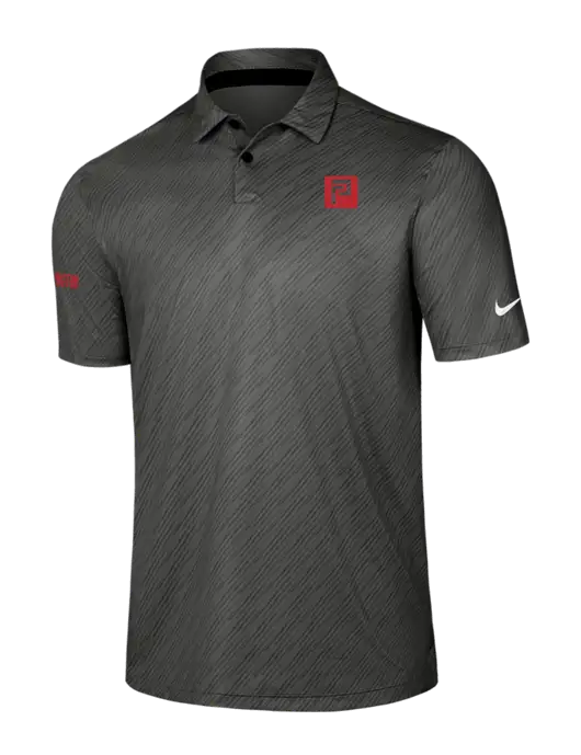 Nike Dark Grey Vapor Dash Polo w/Pennington Icon Logo, Pennington Logo