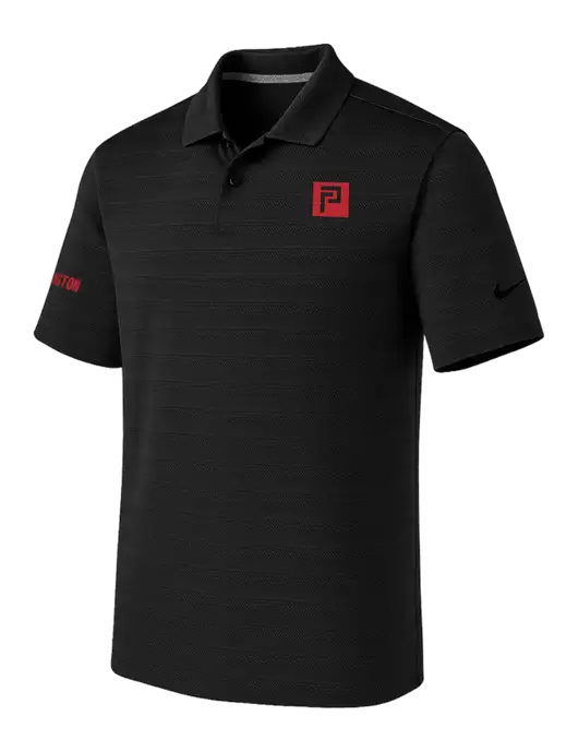Nike Black Dri-FIT Vapor Jacquard Polo w/Pennington Icon Logo, Pennington Logo