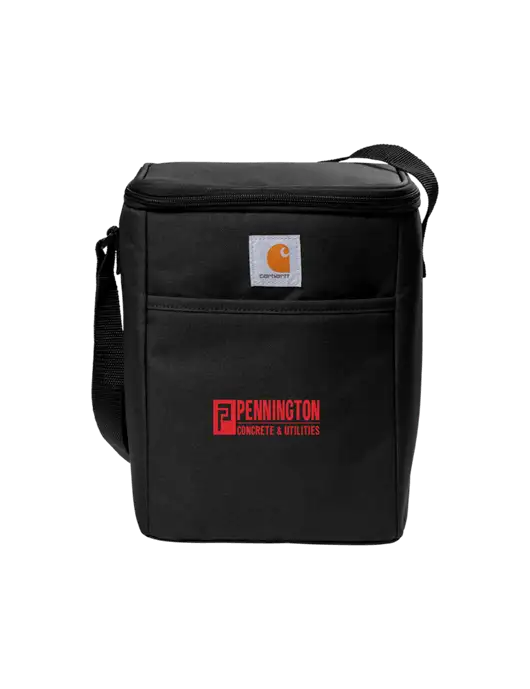 Carhartt Black Vertical 12-Can Cooler w/Pennington Logo