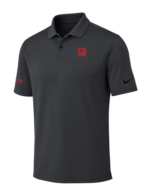 Nike Dark Grey Dri-FIT Vapor Polo w/Pennington Icon Logo, Pennington Logo