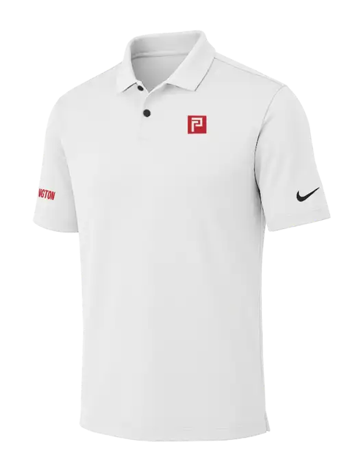 Nike White Dri-FIT Vapor Polo w/Pennington Icon Logo, Pennington Logo