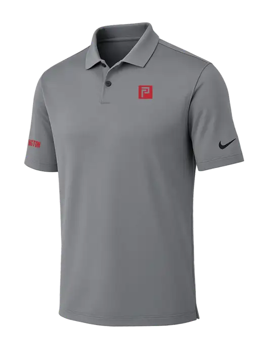 Nike Medium Grey Dri-FIT Vapor Polo w/Pennington Icon Logo, Pennington Logo