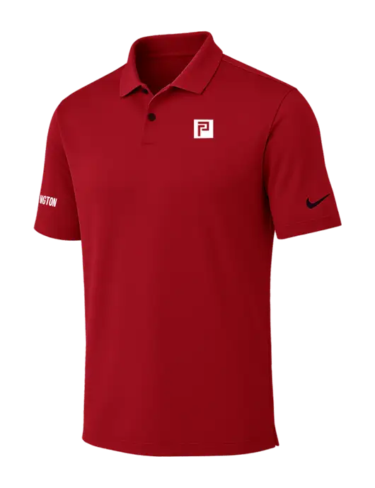 Nike Red Dri-FIT Vapor Polo w/Pennington Icon Logo, Pennington Logo